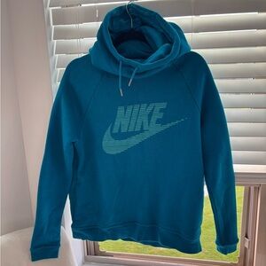 Nike Teal Sweatshirt with Logo